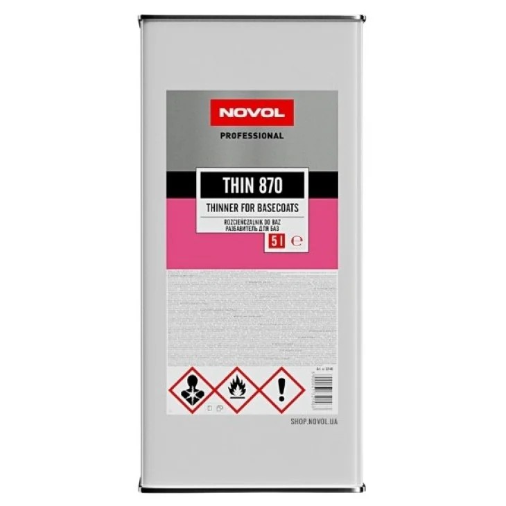 Розчинник для баз Novol THIN 870 5 л